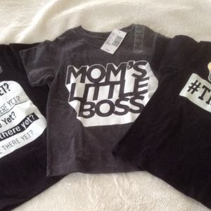 NWT Lot of 3 children's tees